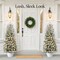 Best Choice Products Pre-Lit Potted Flocked Christmas Tree, Classic Artificial Holiday Décor, w/ Twinkling White LEDs